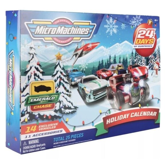 Micro Machines Advent Calendar 24 Day Set Micro Cars Truck Set New Toy Kids - Picture 6 of 7